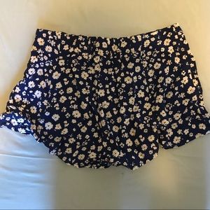 Flowy cotton shorts
